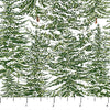 Alpine Winter Pine Toile Green