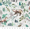 Forest Fable Taupe Multi Woodland